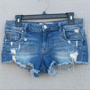 RSQ Cabo Cut-Off Size 7 NWOT Distressed Jean Shorts